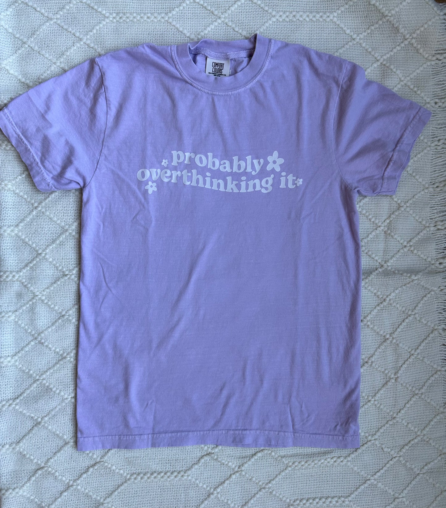 Probably overthinking it crew neck tee