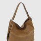 Braided faux leather shoulder bag