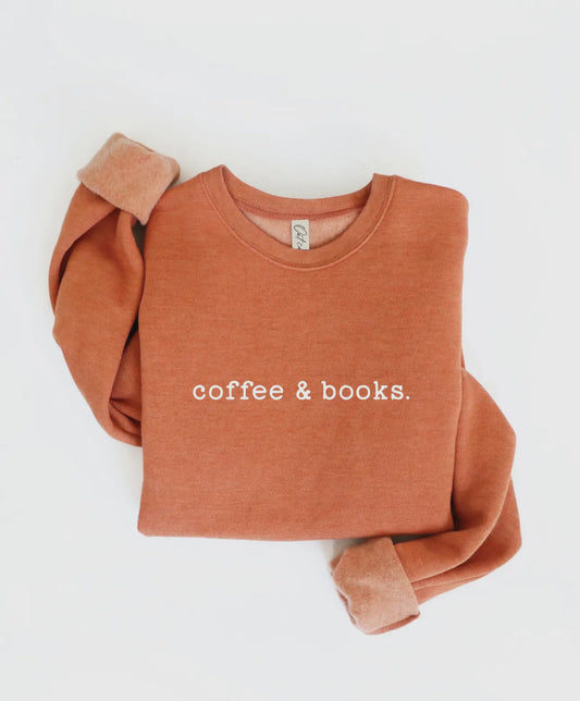 Coffee & books sweatshirt