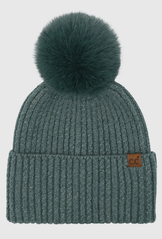 Pom beanie (various)