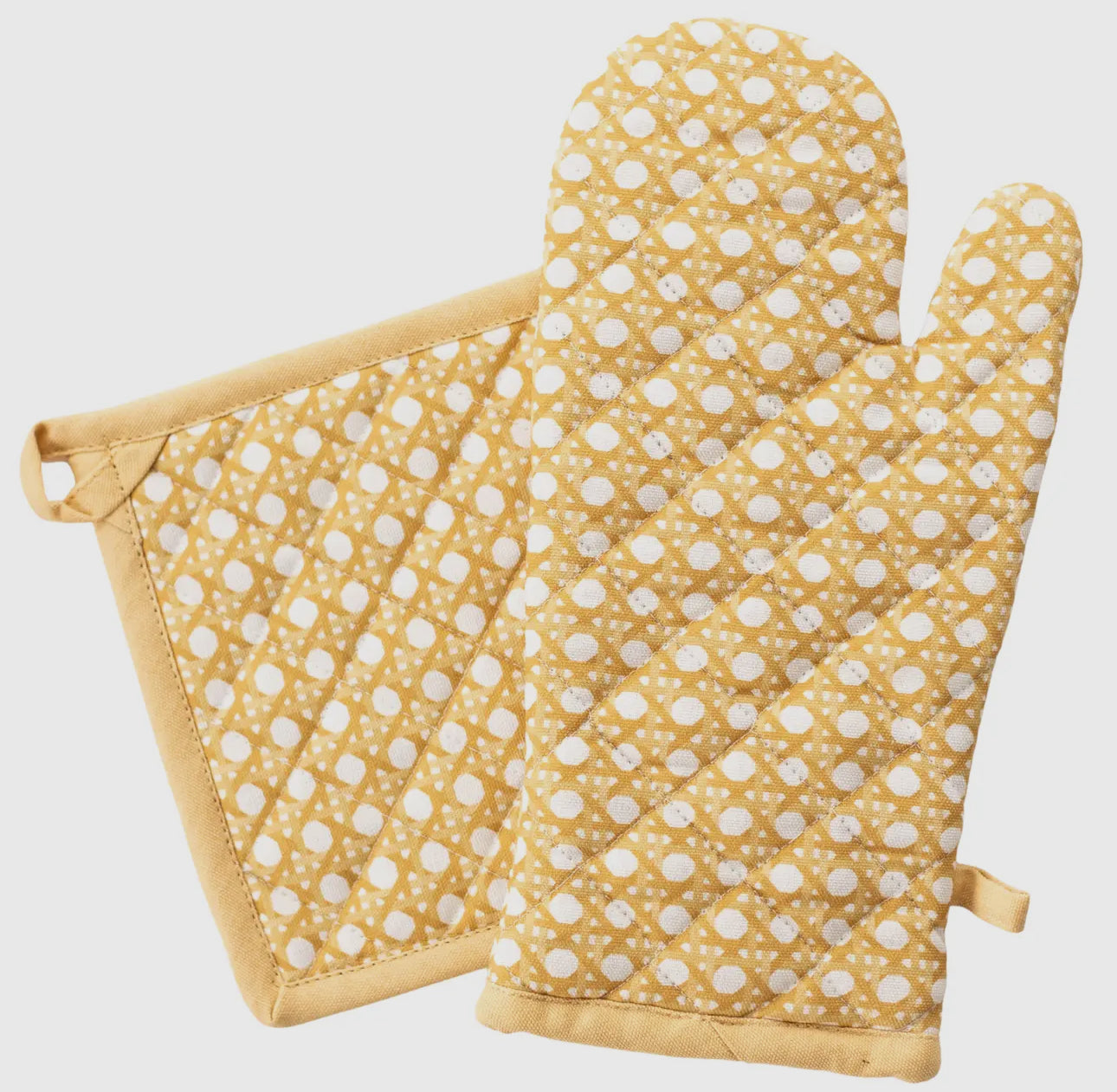 Oven mitt + pot holder set (various)