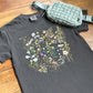 Boho wildflower vintage tee