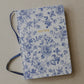 Blue floral notes journal