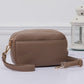 Double zipper crossbody bag (various colors)