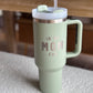 40 oz in My Mom Era engraved handled mug