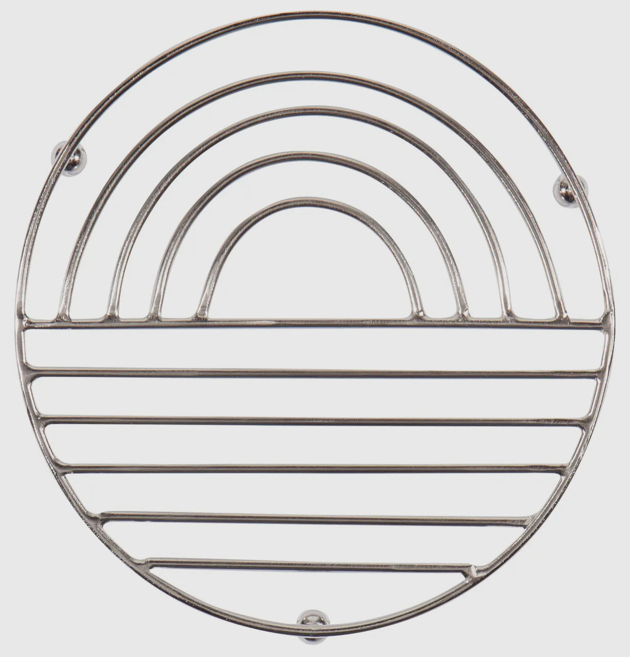 Sunup metal trivet