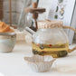 Flower stoneware bowls