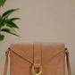 Camel crossbody bag