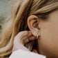Dainty diamond studs