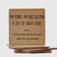 Wooden coaster funny (various)