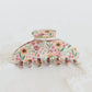 Floral hair claw clip (various)