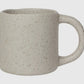 Neutral ceramic mug and espresso cup