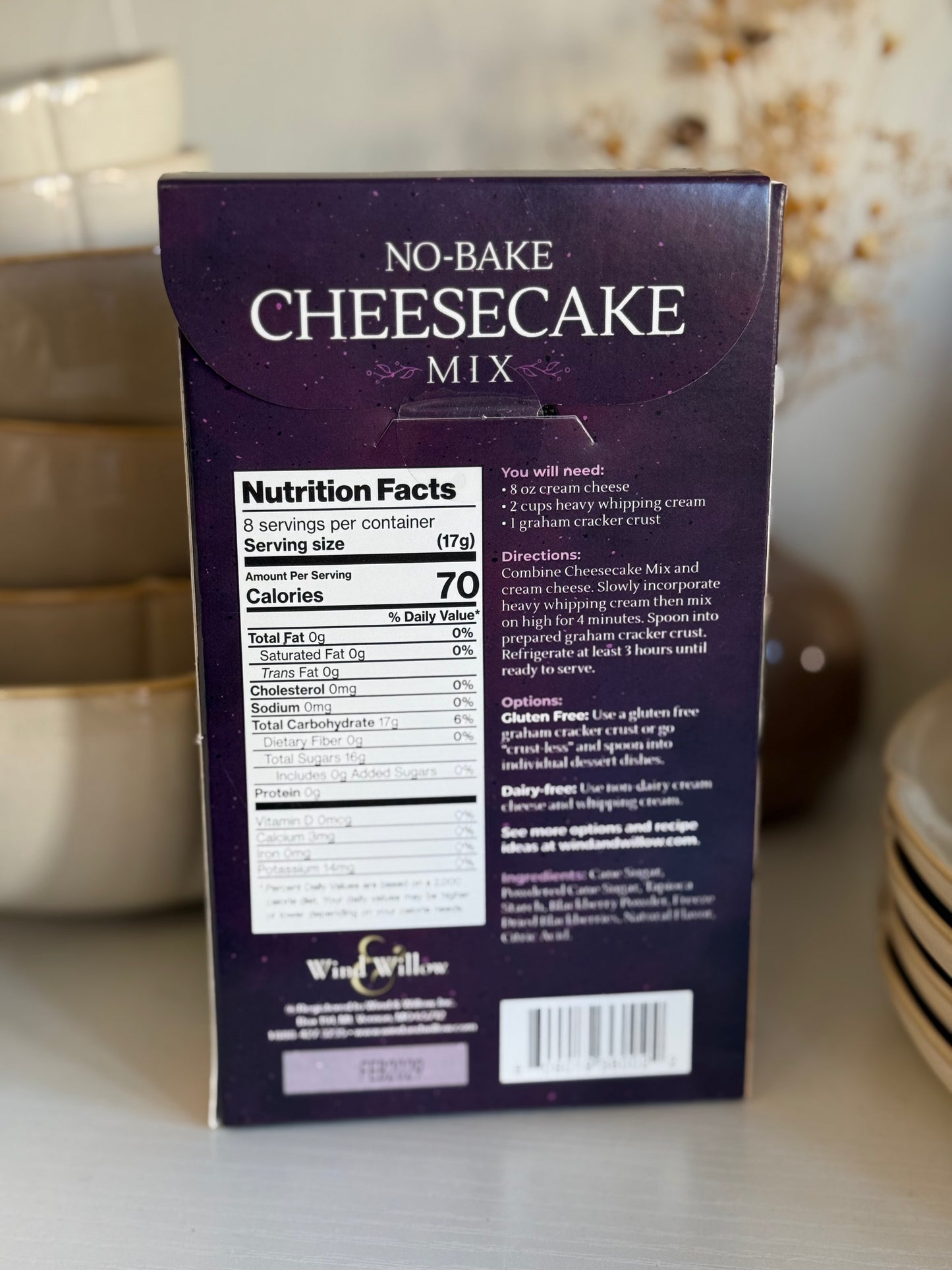 No bake cheesecake mix blackberry