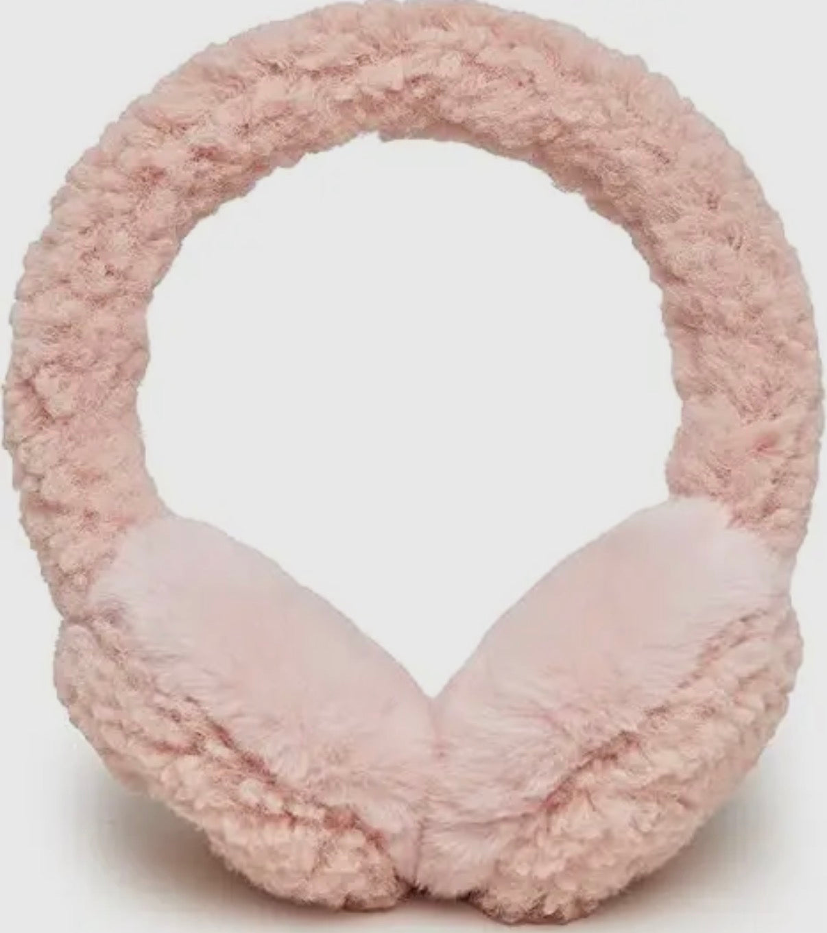 Children's C.C. cable knit fur earmuff (various)