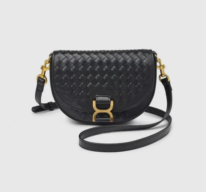 Woven buckle crossbody bag (various)