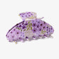 Floral hair claw clip (various)