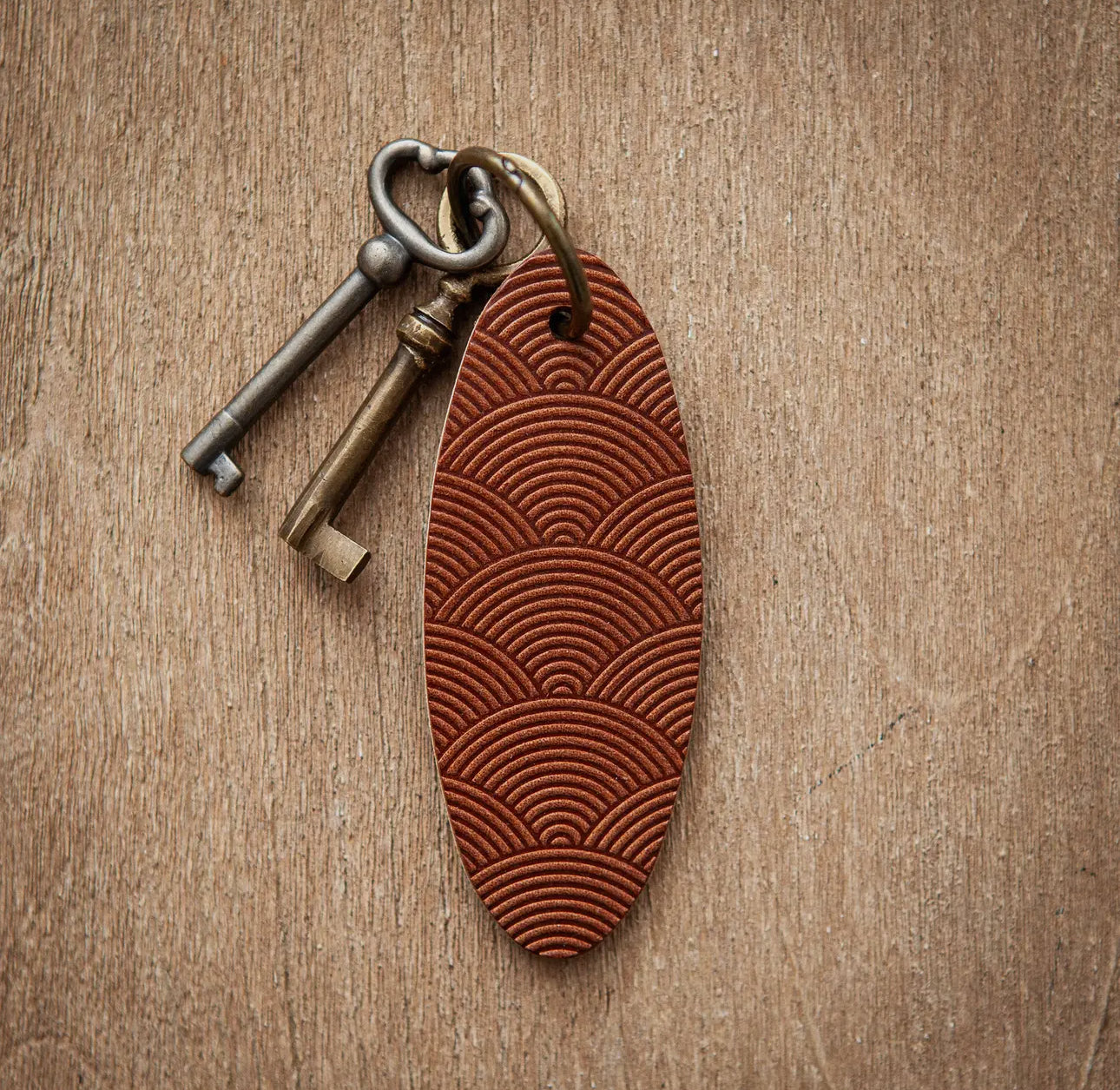 Leather keychain (various)