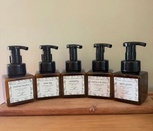 Aster + Indigo foaming hand soap