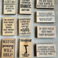 Wood magnets (various)