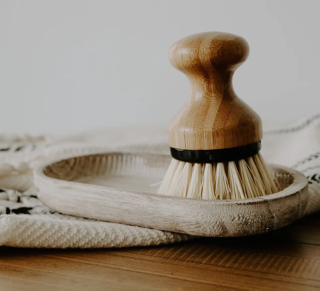 Rustic wood tray small