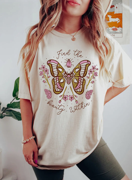 Find the beauty within tee