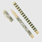 Floral metal pen set
