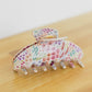 Floral hair claw clip (various)