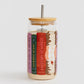 Magic school textbooks glass can w/ bamboo lid