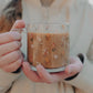 Wildflower glass mug