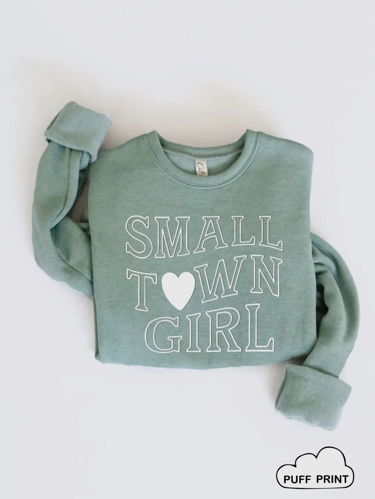 Small town girl graphic sweatshirt