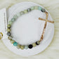Hammered cross bracelet (various)