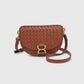 Woven buckle crossbody bag (various)