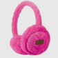 Children's C.C. cable knit fur earmuff