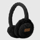 Children's C.C. cable knit fur earmuff
