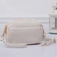 Double zipper crossbody bag (various colors)
