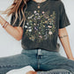 Boho wildflower vintage tee
