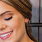 Open arc earrings
