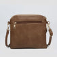 Corduroy dual zip crossbody (various)