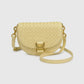 Woven buckle crossbody bag (various)