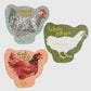 Chicken meadows puzzles, set of 3