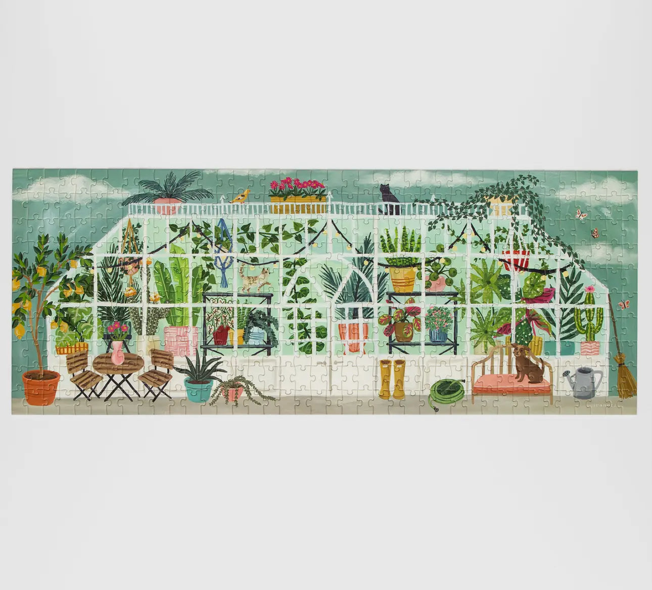 Greenhouse panoramic - 400 piece jigsaw puzzle