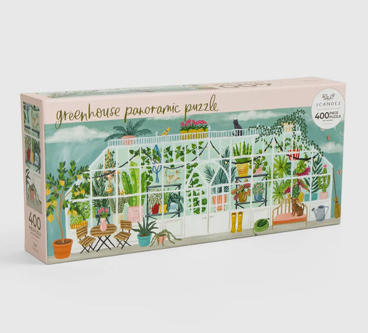 Greenhouse panoramic - 400 piece jigsaw puzzle