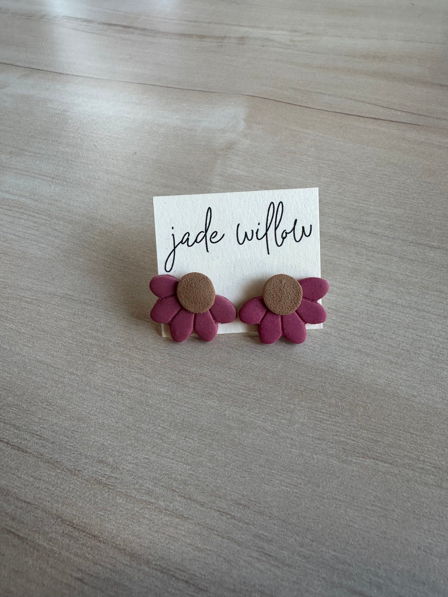 Flower petal studs