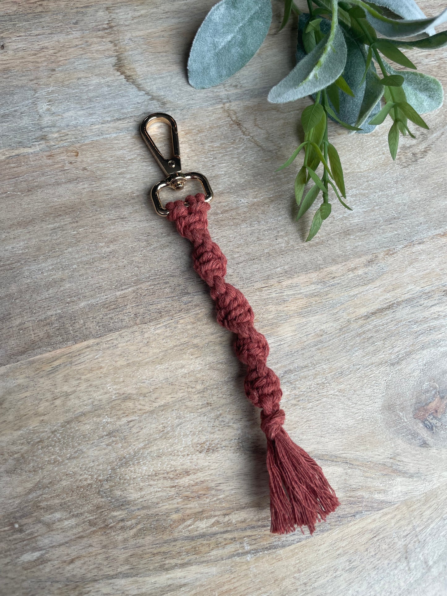 Macrame keychain