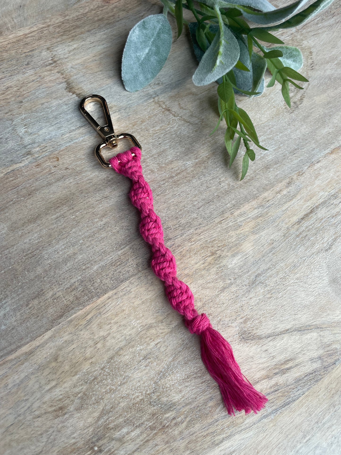 Macrame keychain